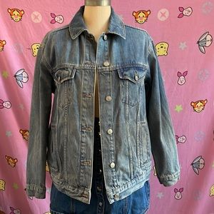 TopShop Moto distressed denim jacket